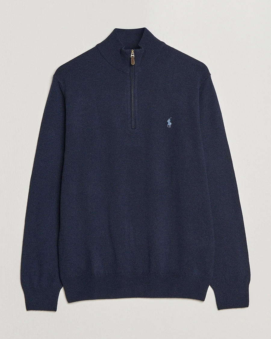 Heren | Polo Ralph Lauren | Polo Ralph Lauren Merino Half-Zip Sweater Hunter Navy