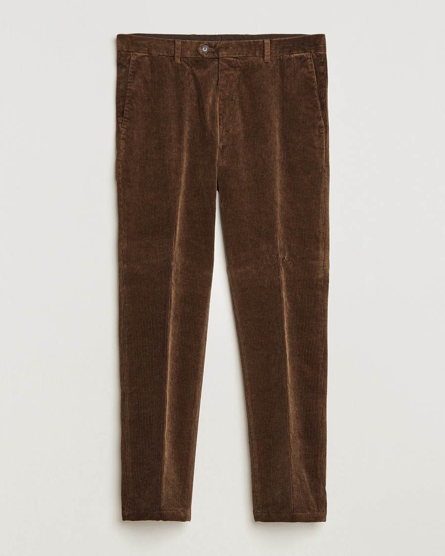 Heren | Oscar Jacobson | Oscar Jacobson Denz Corduroy Trousers Camel