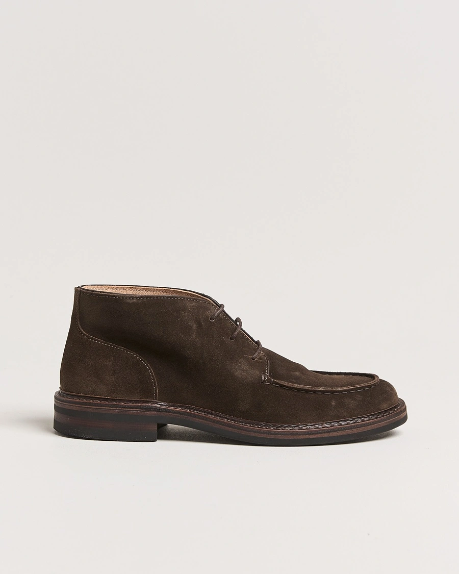 Heren | Astorflex | Astorflex Deukeflex Dainite Chukka Boot Dark Brown Suede