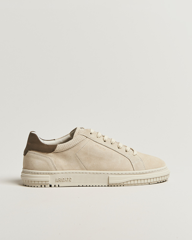 Heren | Axel Arigato | Axel Arigato Atlas Sneaker Light Beige/Dark Green