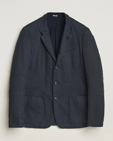 Heren | Massimo Alba | Massimo Alba Gstaad Bull Cotton Jacket Navy