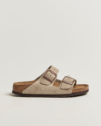 Heren | BIRKENSTOCK | BIRKENSTOCK Woman Arizona Soft Footbed Taupe Suede