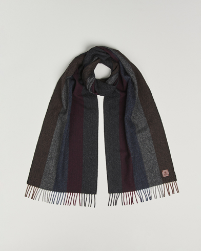 Heren | Amanda Christensen | Amanda Christensen Merino Wool Herringbone Striped Scarf Multi