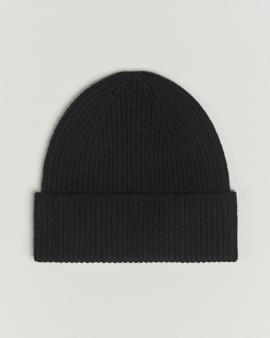 Heren | Amanda Christensen | Amanda Christensen Rib Knitted Merino Wool Cap Black