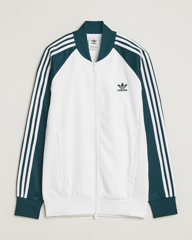Heren | adidas Originals | adidas Originals Classic Track Jacket White/Green