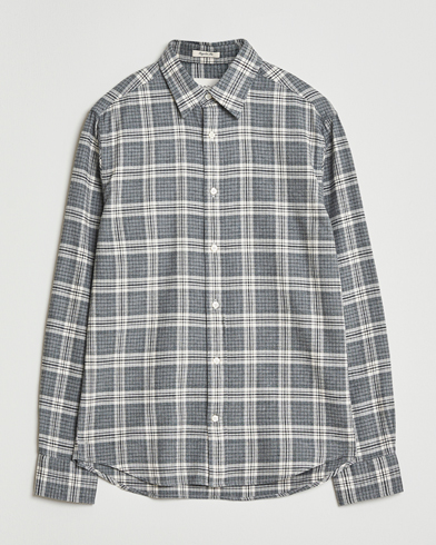 Heren | GANT | GANT Regular Fit Checked Flannel Shirt Dark Grey Melange