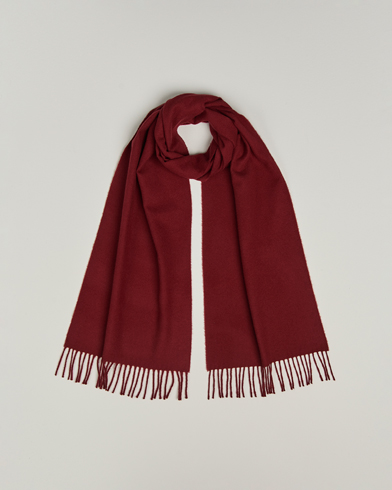 Heren | GANT | GANT Wool Scarf Plumped Red