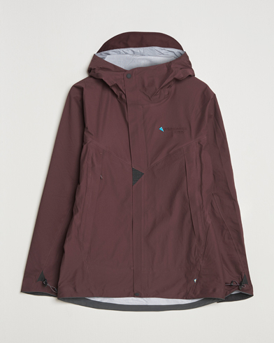 Heren | Klättermusen | Klättermusen Asynja Lightweight Waterproof Jacket Amanth Red
