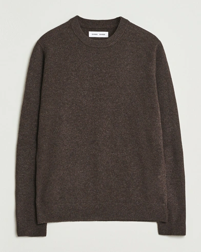 Heren | Samsøe Samsøe | Samsøe Samsøe Isak Knitted Crew Neck Turkish Coffee