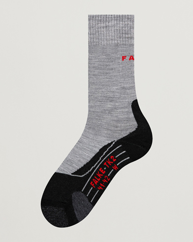 Heren | Falke Sport | Falke Sport TK2 Explore Trekking Socks Light Grey
