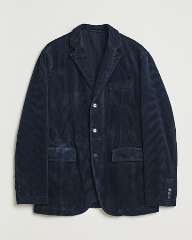 Heren | Aspesi | Aspesi Corduroy Blazer Navy