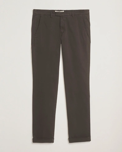 Heren | Briglia 1949 | Briglia 1949 Slim Fit Cotton Stretch Chino Dark Brown