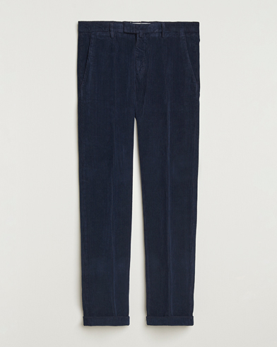 Heren | Briglia 1949 | Briglia 1949 Slim Fit Corduroy Trousers Navy
