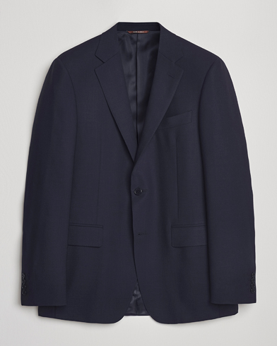 Heren | Canali | Canali Travel Wool Blazer Navy