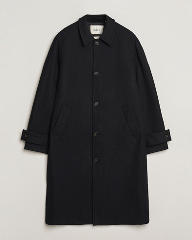 Heren | Forét | Forét Pine Wool Coat Black