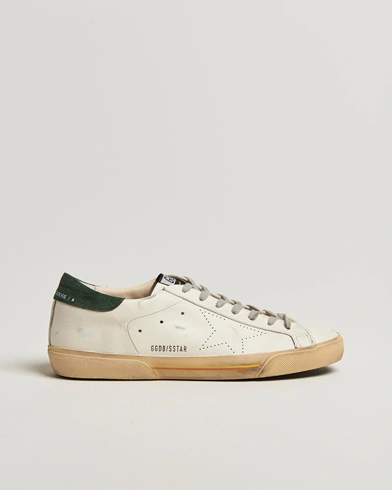 Heren | Golden Goose | Golden Goose Super-Star Sneakers White/Green