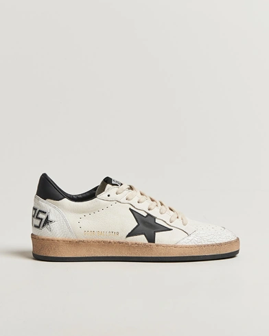 Heren | Golden Goose | Golden Goose Ball Star Sneakers White/Black