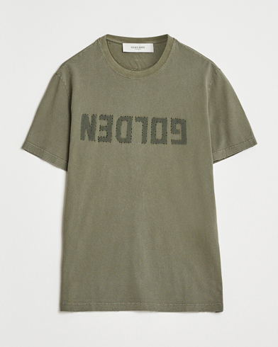 Heren | Golden Goose | Golden Goose Cotton Logo T-Shirt Dusty Olive