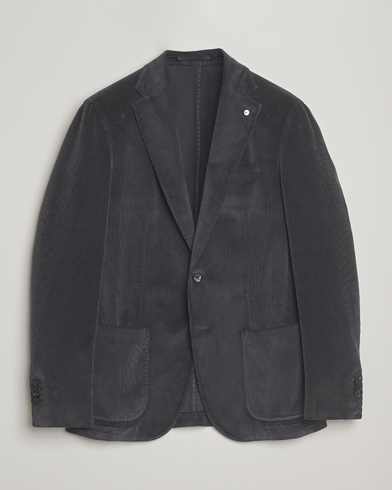 Heren | L.B.M. 1911 | L.B.M. 1911 Jack Corduroy Blazer Dark Grey