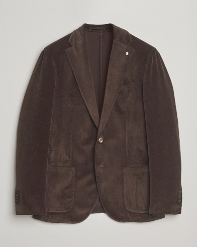 Heren | L.B.M. 1911 | L.B.M. 1911 Jack Corduroy Blazer Dark Brown