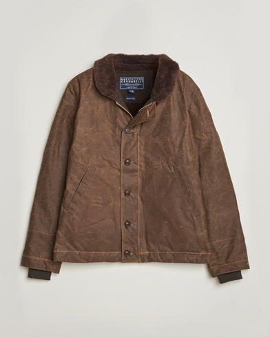 Heren | Manifattura Ceccarelli | Manifattura Ceccarelli Deck Jacket Dark Tan