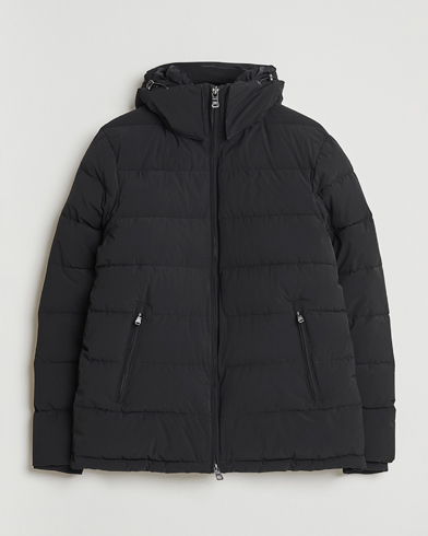 Heren | Oscar Jacobson | Oscar Jacobson Hooded Puffer Jacket Black