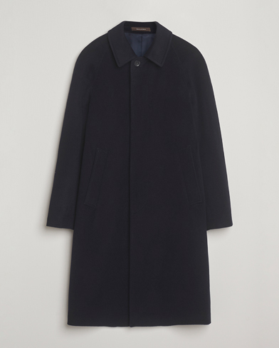 Heren | Oscar Jacobson | Oscar Jacobson Raglan Wool Coat Navy