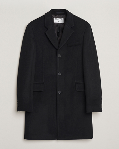Heren | Filippa K | Filippa K William Wool Coat Black