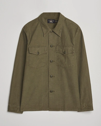 Heren | RRL | RRL Regiment Overshirt Olive