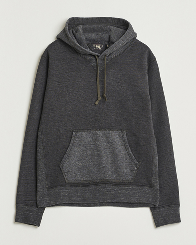 RRL Two Tone Hooded Sweatshirt Charcoal – Grijs