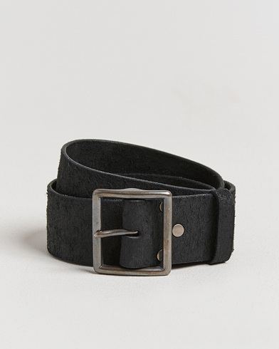 Heren | RRL | RRL Jones Tumbled Leather Belt Black