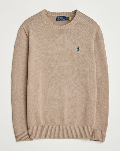 Heren | Polo Ralph Lauren | Polo Ralph Lauren Cotton Crew Neck Sweater Bronze Melange