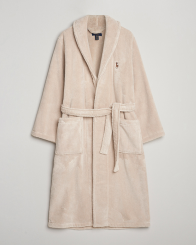 Heren | Polo Ralph Lauren | Polo Ralph Lauren Cotton Terry Robe Khaki Stone