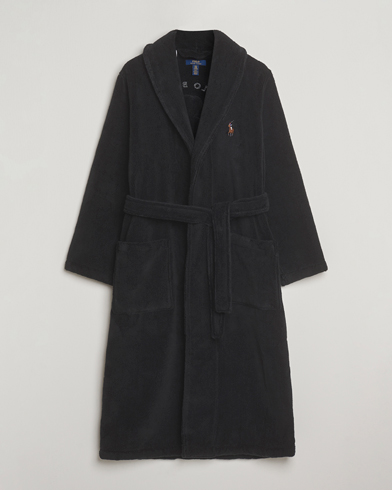 Heren | Polo Ralph Lauren | Polo Ralph Lauren Cotton Terry Bear Robe Polo Black
