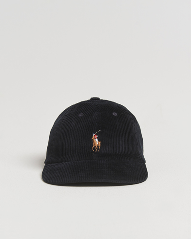 Heren | Polo Ralph Lauren | Polo Ralph Lauren Corduroy Cap Polo Black