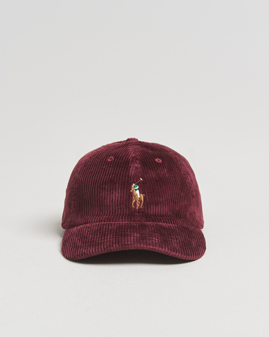 Heren | Polo Ralph Lauren | Polo Ralph Lauren Corduroy Cap Rich Ruby