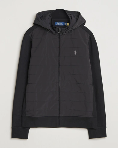 Heren | Polo Ralph Lauren | Polo Ralph Lauren Hybrid Jacquard Full Zip Hoodie Polo Black
