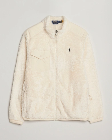 Heren | Polo Ralph Lauren | Polo Ralph Lauren Curly Hi-Pile Full Zip Andover Cream