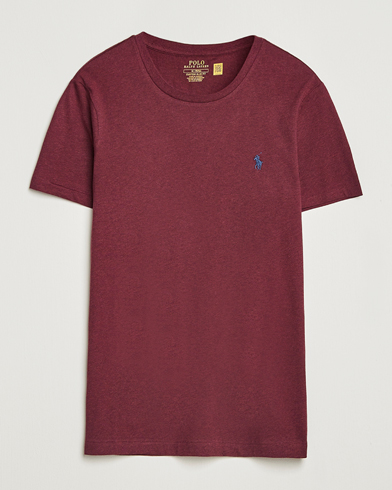 Heren | Polo Ralph Lauren | Polo Ralph Lauren Crew Neck T-Shirt Spring Wine Heather