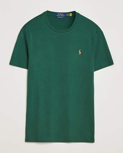 Heren | Polo Ralph Lauren | Polo Ralph Lauren Luxury Pima Cotton Crew Neck T-Shirt Vintage Pine