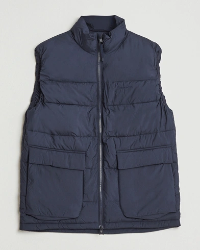 Heren | KnowledgeCotton Apparel | KnowledgeCotton Apparel Puffer Vest Night Sky