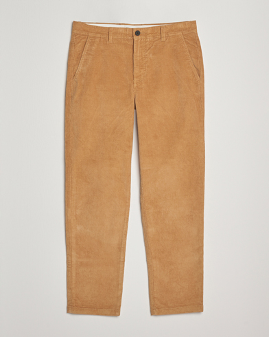 Heren | KnowledgeCotton Apparel | KnowledgeCotton Apparel Chuck Regular Cord Trousers Cinamon