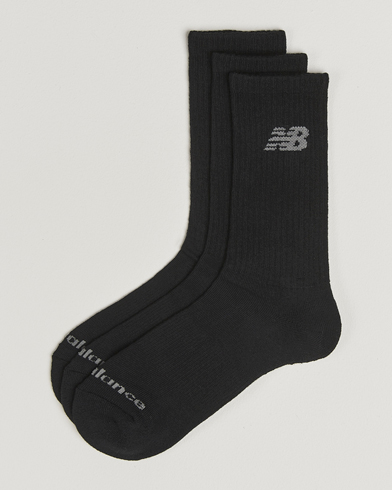 Heren | New Balance Running | New Balance Running 3-Pack Performance Cotton Socks Black