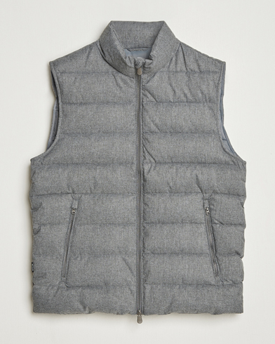 Heren | Save The Duck | Save The Duck Italo Padded Flannel Vest Mid Grey Melange