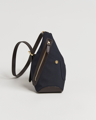 Heren | Mismo | Mismo M/S Drop Crossbody Bag Navy/Dark Brown