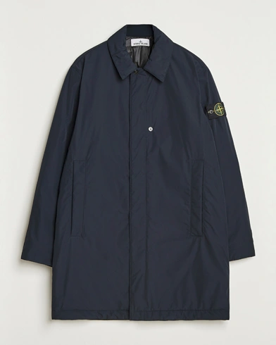 Heren | Stone Island | Stone Island Micro Twill Primaloft Padded Coat Navy