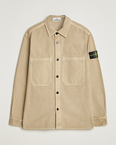 Heren | Stone Island | Stone Island Organic Panama Cotton Overshirt Desert