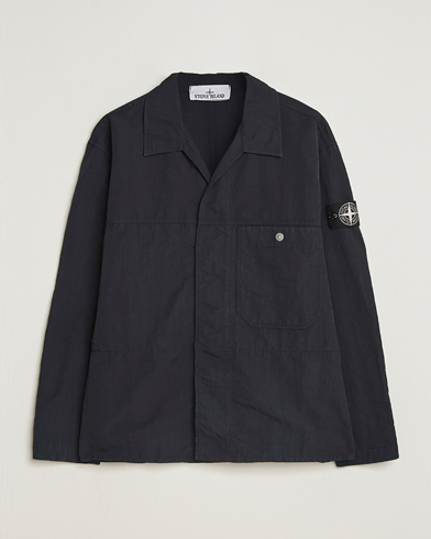 Heren | Stone Island | Stone Island Naslan TC Corrosion Treatment Overshirt Black