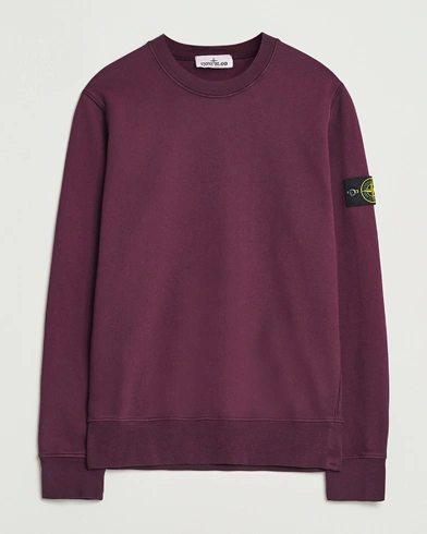 Heren | Stone Island | Stone Island Garment Dyed Fleece Sweatshirt Amaranth