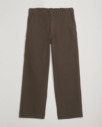 Heren | orSlow | orSlow Wide Fit French Work Pants Coffee Brown